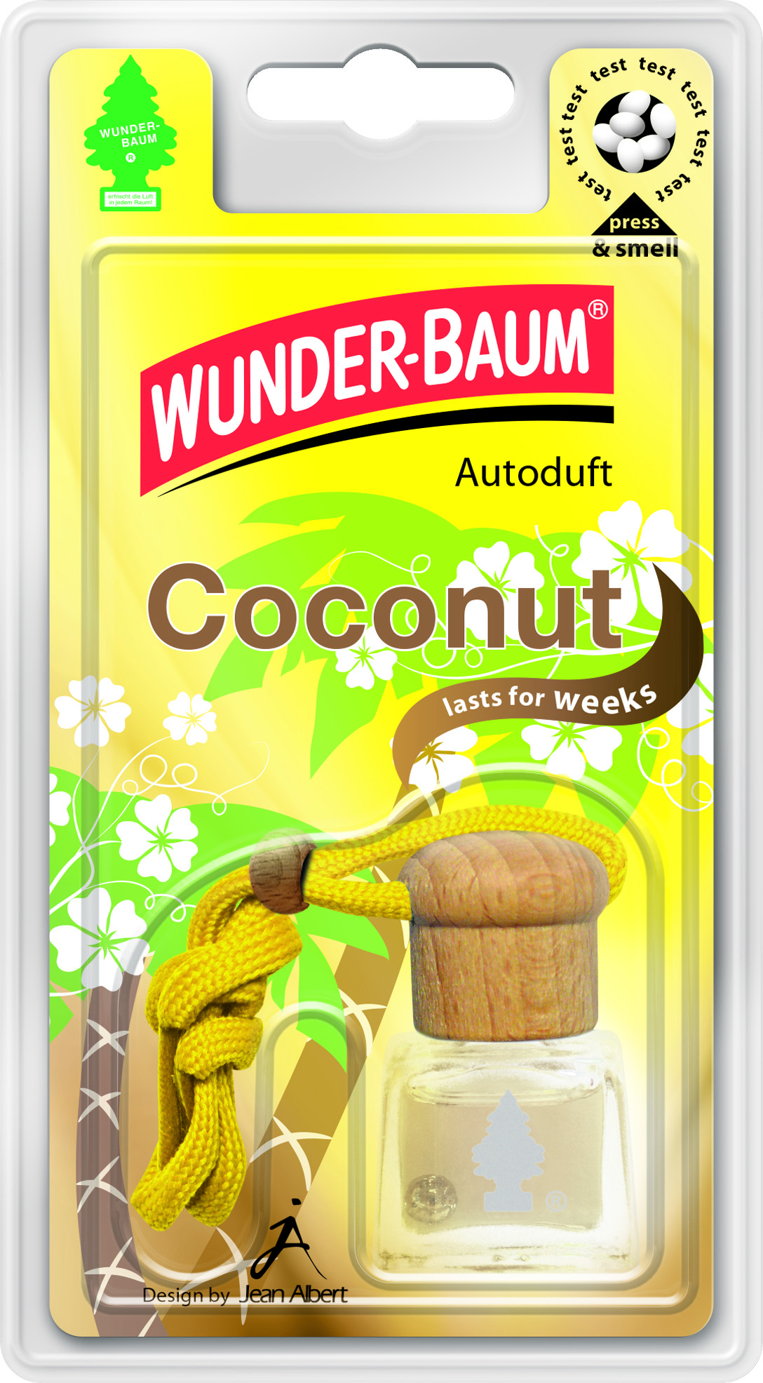 Wunderbaum Auto-Duftflakon Coconut