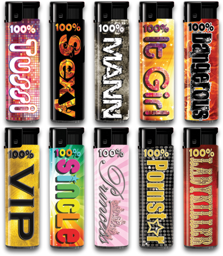 B!FLAME Lizenz-Feuerzeug B!100%YOU Serie #1