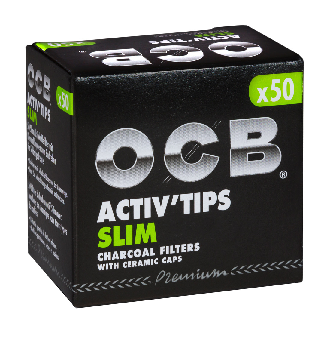 OCB Activ ´Tips Slim, 7 mm 1 DP (10 Boxen)