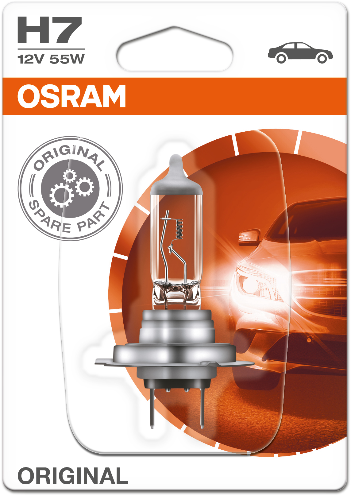 Osram PKW Original H7, 12V 55W