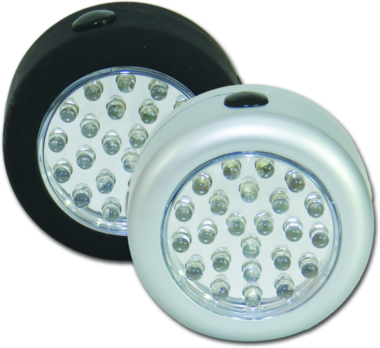 24er LED-Lampe mit Magnet und Haken