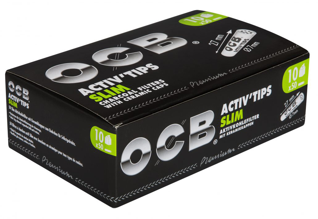 OCB Activ ´Tips Slim, 7 mm 1 DP (10 Boxen)