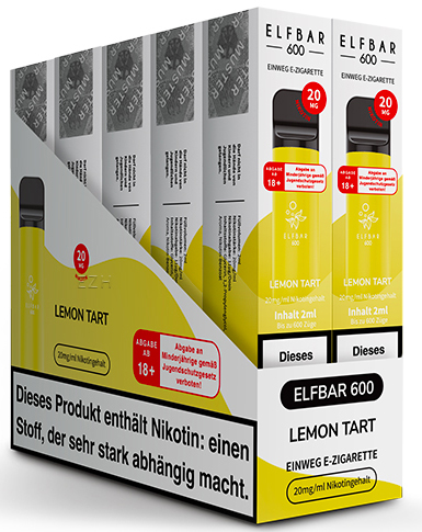 Elfbar 600 "Lemon Tart" mit Nikotin