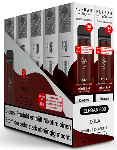 Elfbar 600 "Cola" mit Nikotin