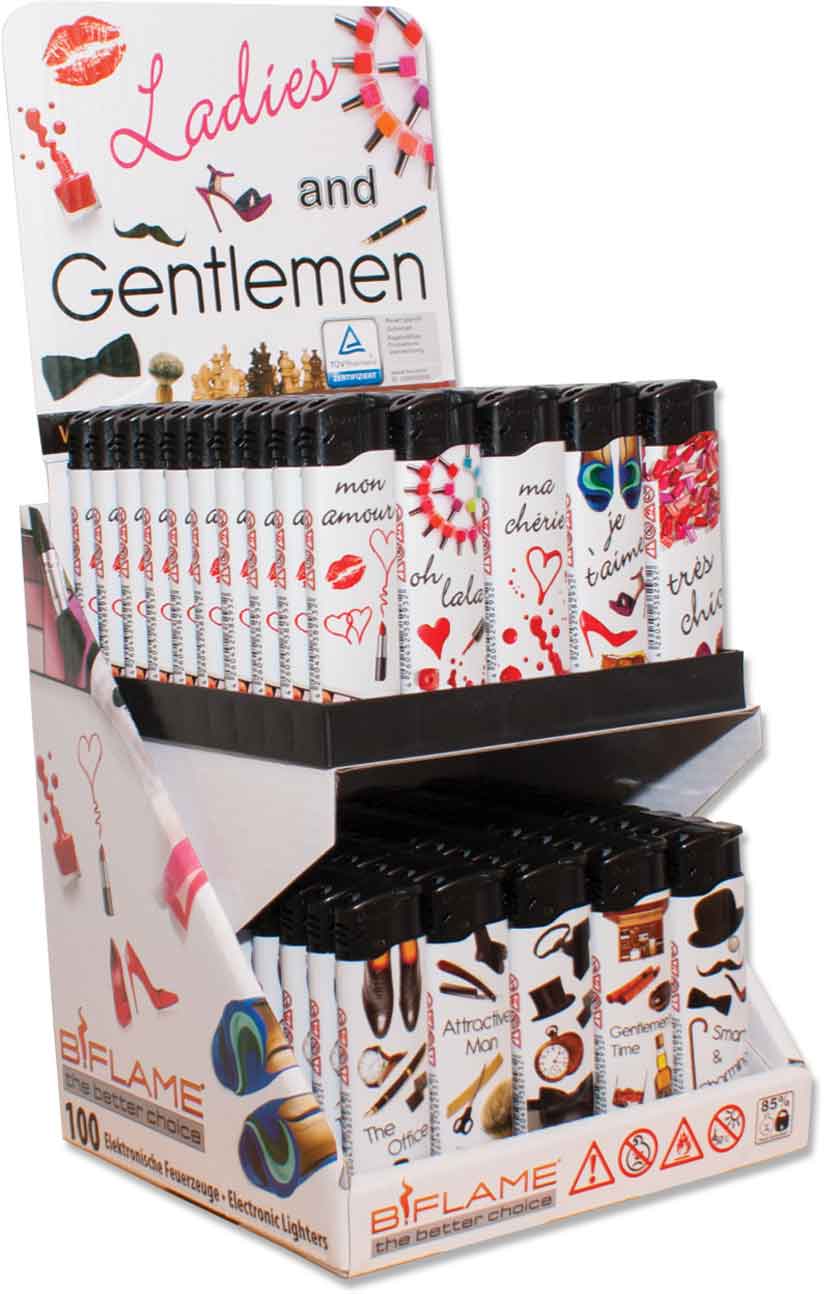 B!FLAME Lizenz-Feuerzeug "Fashion Ladies & Gentlemen"