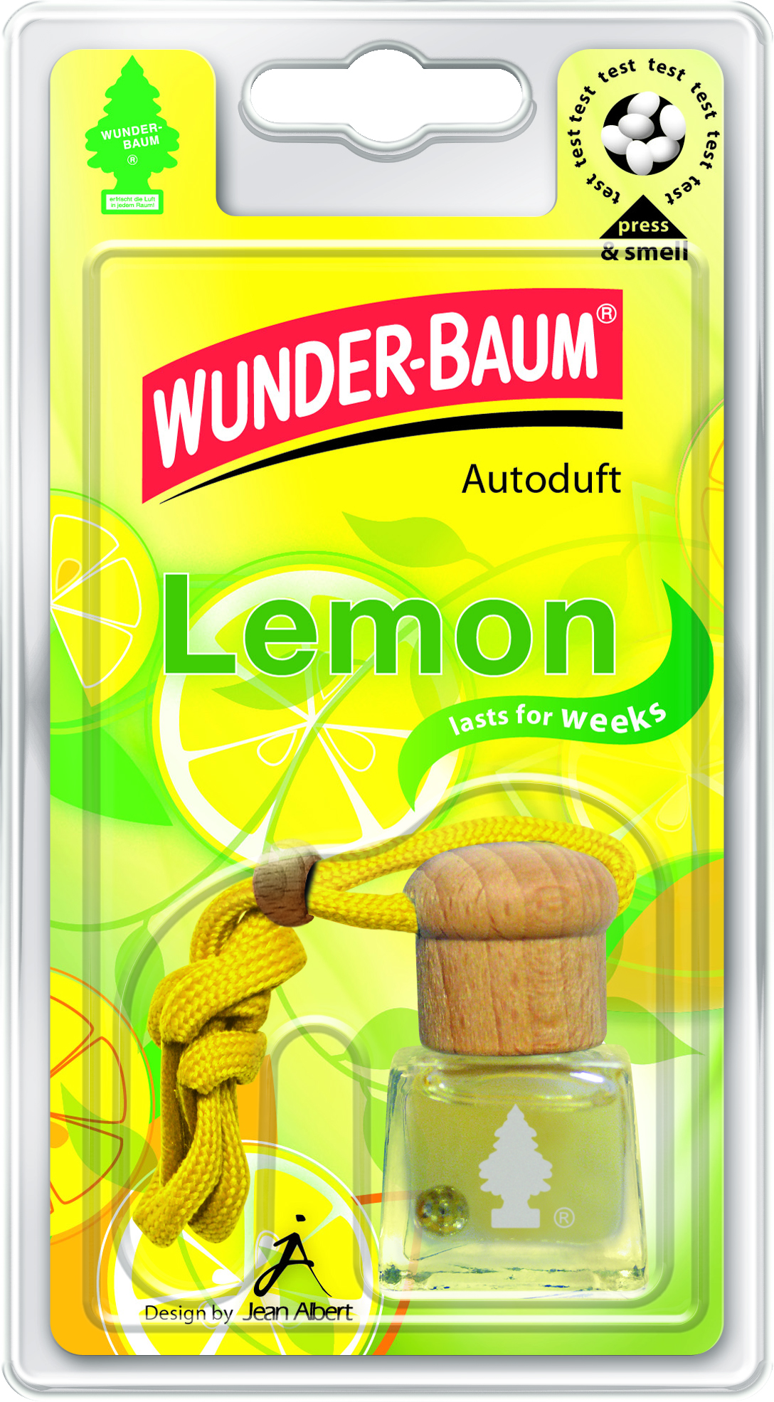 Wunderbaum Auto-Duftflakon Lemon