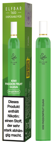 Elfbar T600 "Kiwi Passion Fruit Guava"